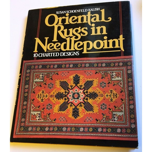 Oriental Rugs in Needlepoint : 10 Charted Designs by Susan Schoenfeld Kalish... - Picture 1 of 12